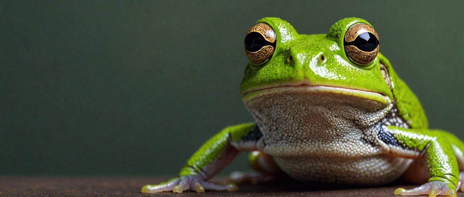 Dapper Frog with Googly Eyes