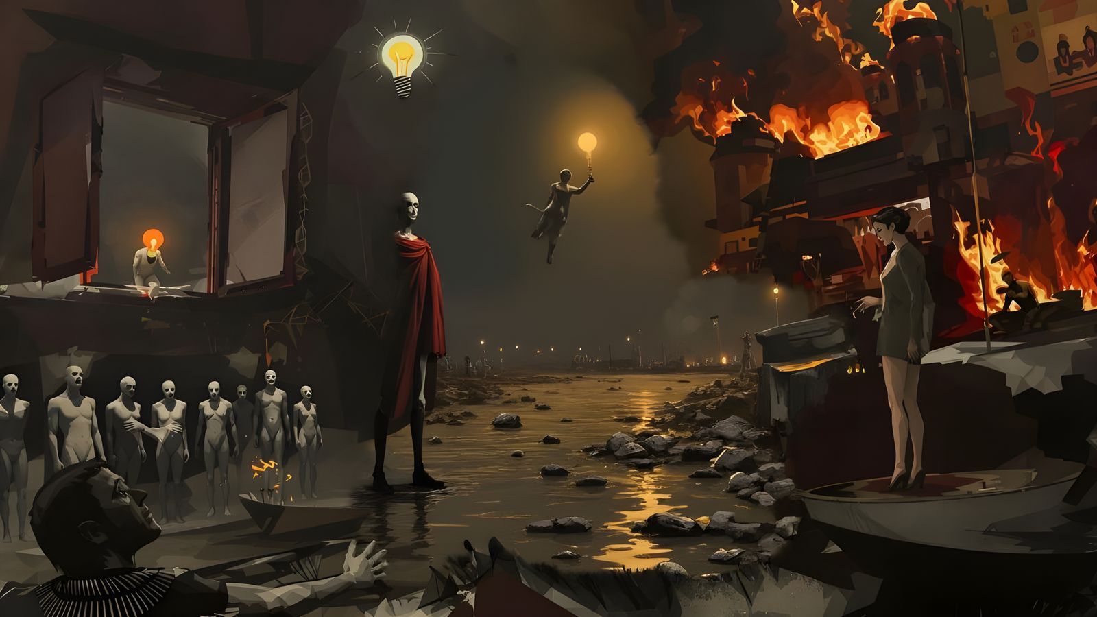 Grief and War: Hybrid Animation Inspired by Guernica
