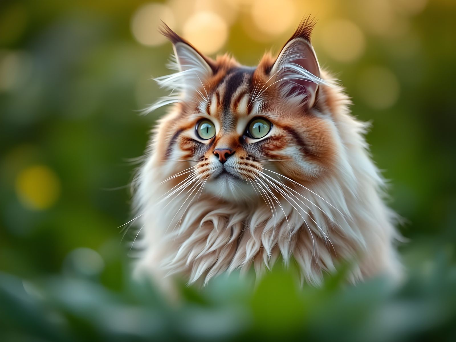 Majestic Siberian Cat in Professional Photography