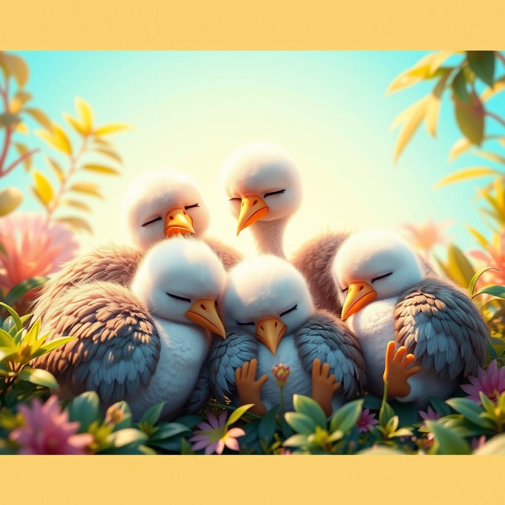 Surreal Dodo Dreamscapes in Vibrant Colors