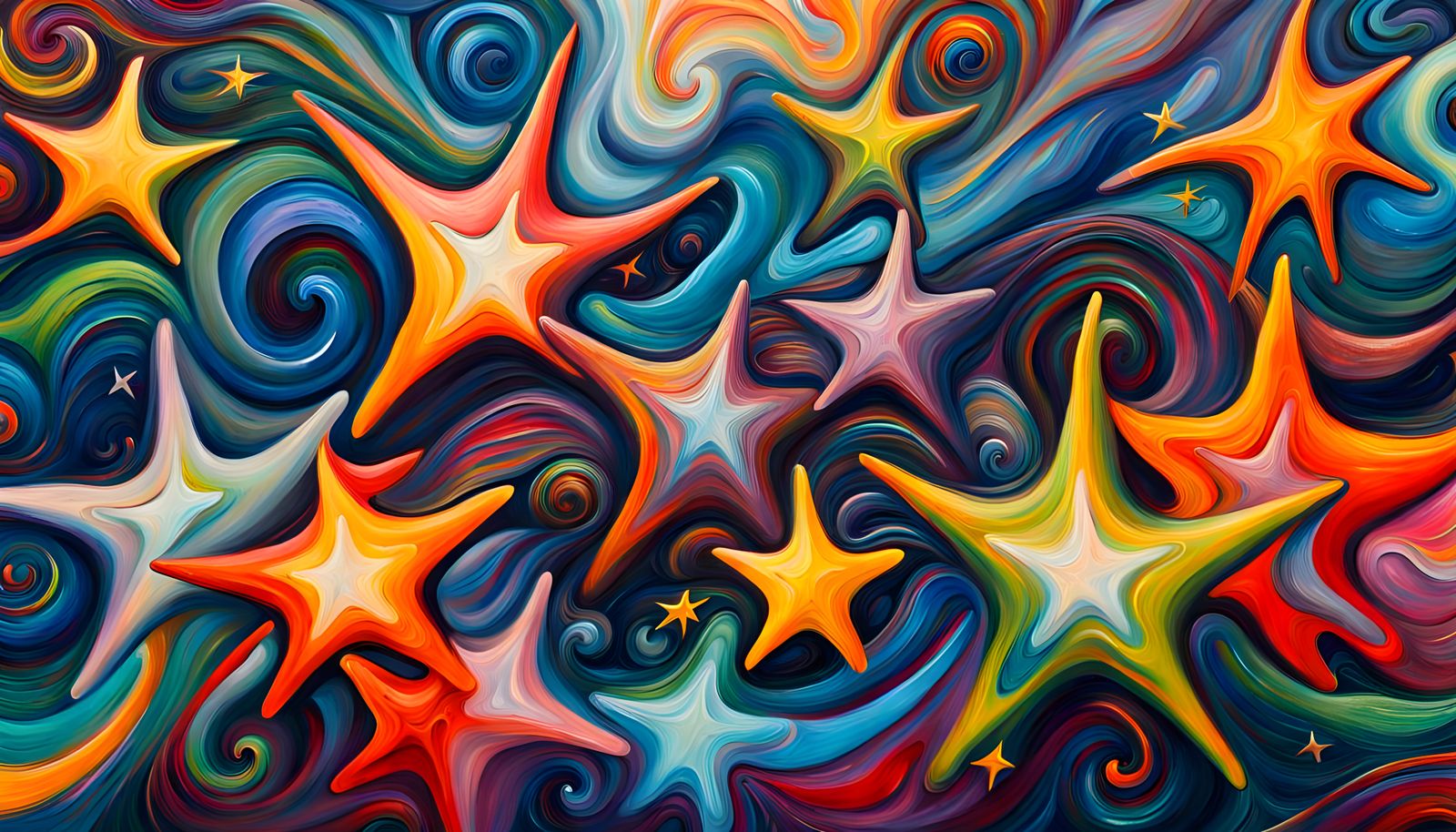 Cosmic Star Cluster Formation as Abstract Expressionism