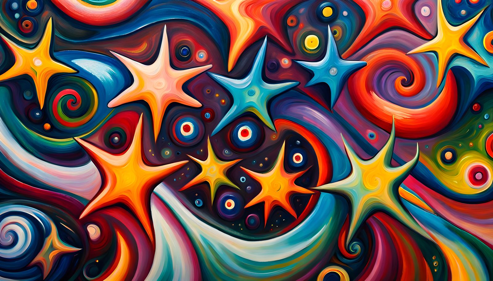 Cosmic Star Cluster Formation as Abstract Expressionism