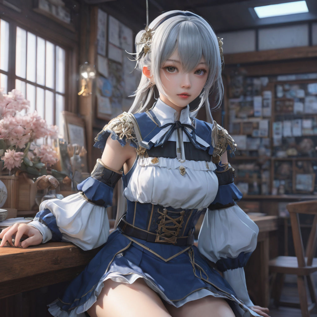 Vibrant Anime Concept Art in 8K Resolution
