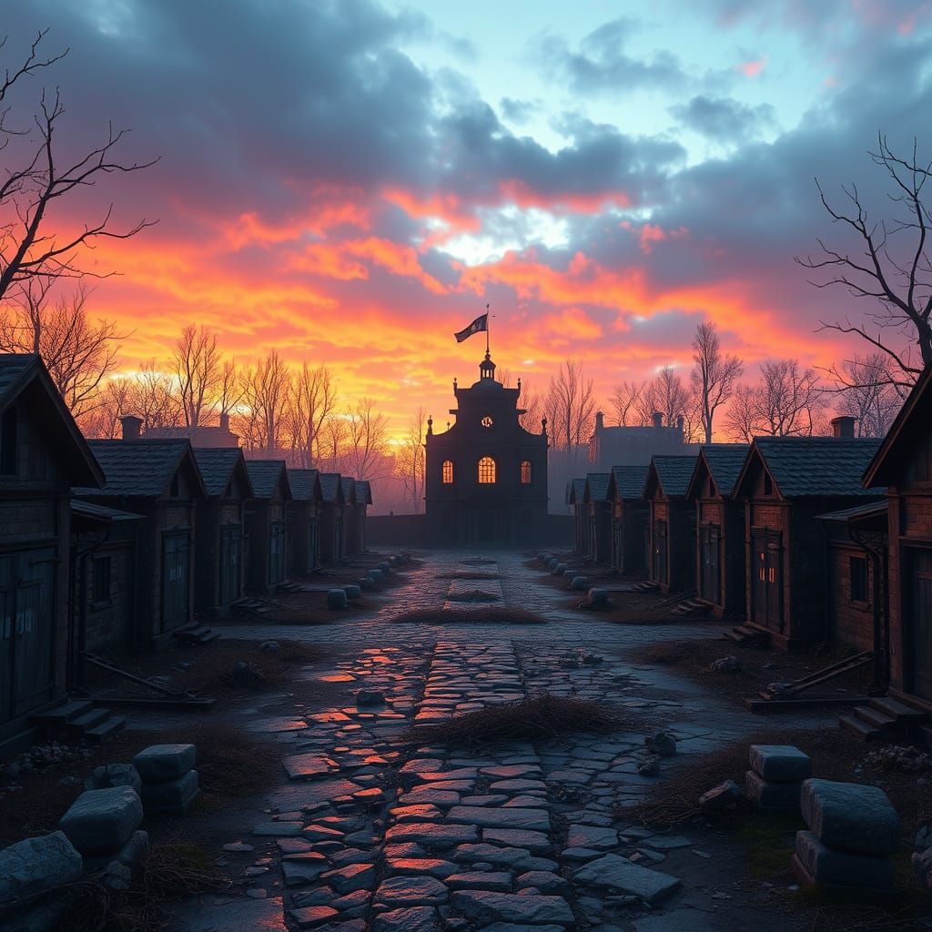 Buchenwald Memorial: Fantastical Matte Painting