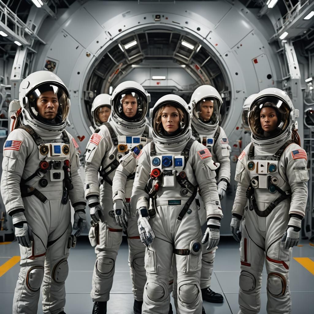 Astronauts Boarding Spacecraft: Professional Portrait Photog...