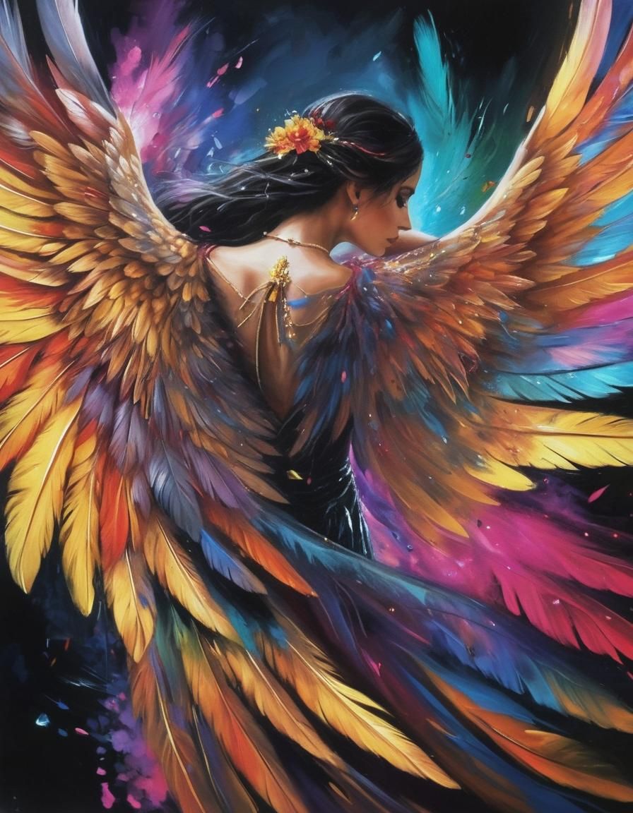 Glassy Screen Painting with Diamond Pointillé