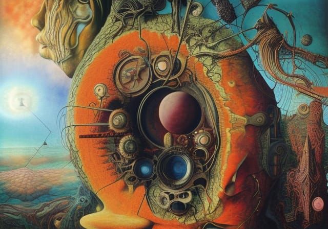 Otto Rapp's Alternate Reality: A Surreal Mixed Media Vision