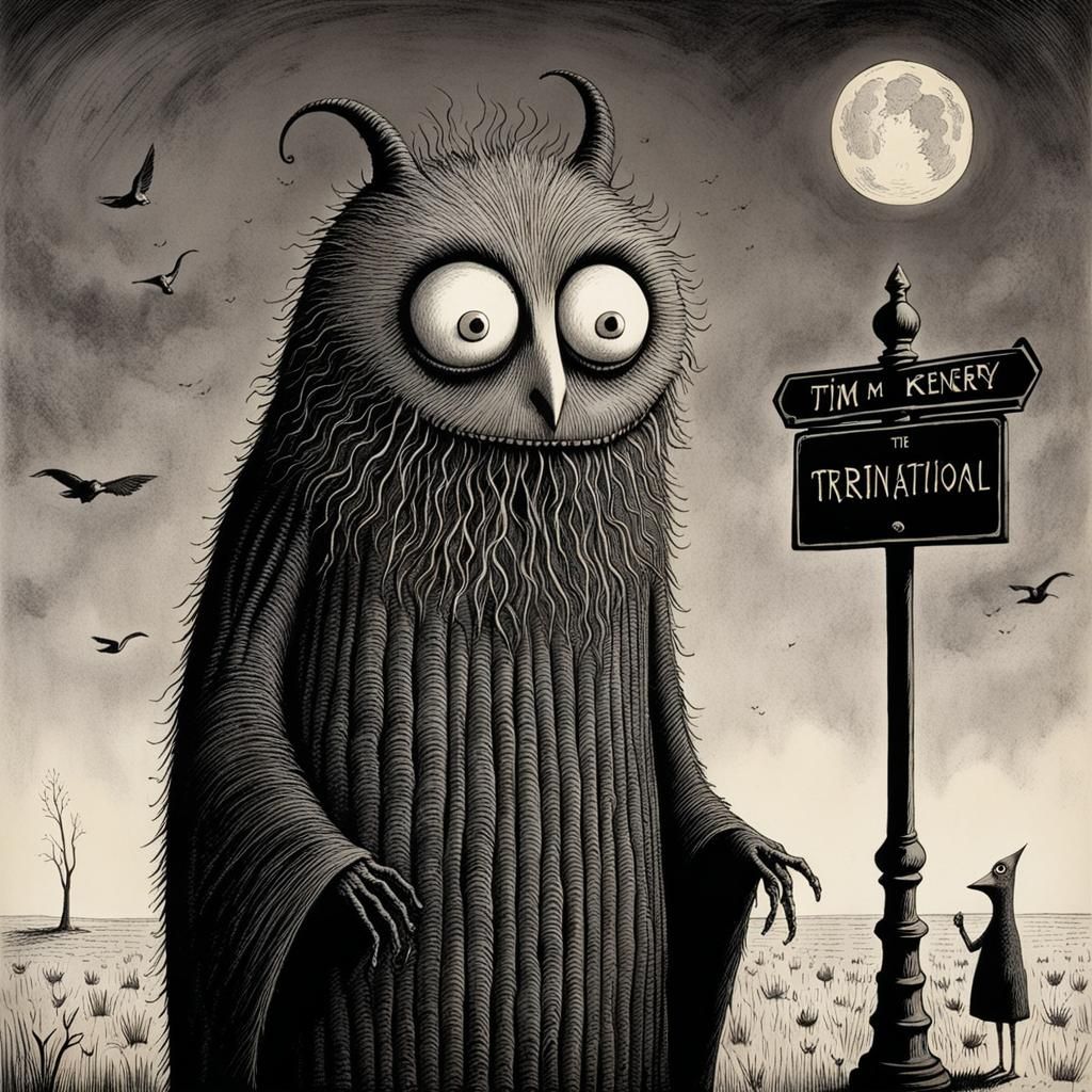 Funny Monster's Irrational Tendencies: A Gothic Art Piece