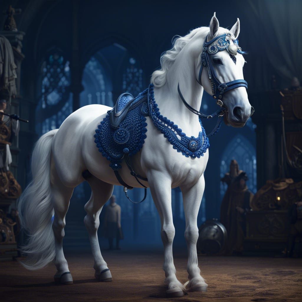 Majestic White Horse