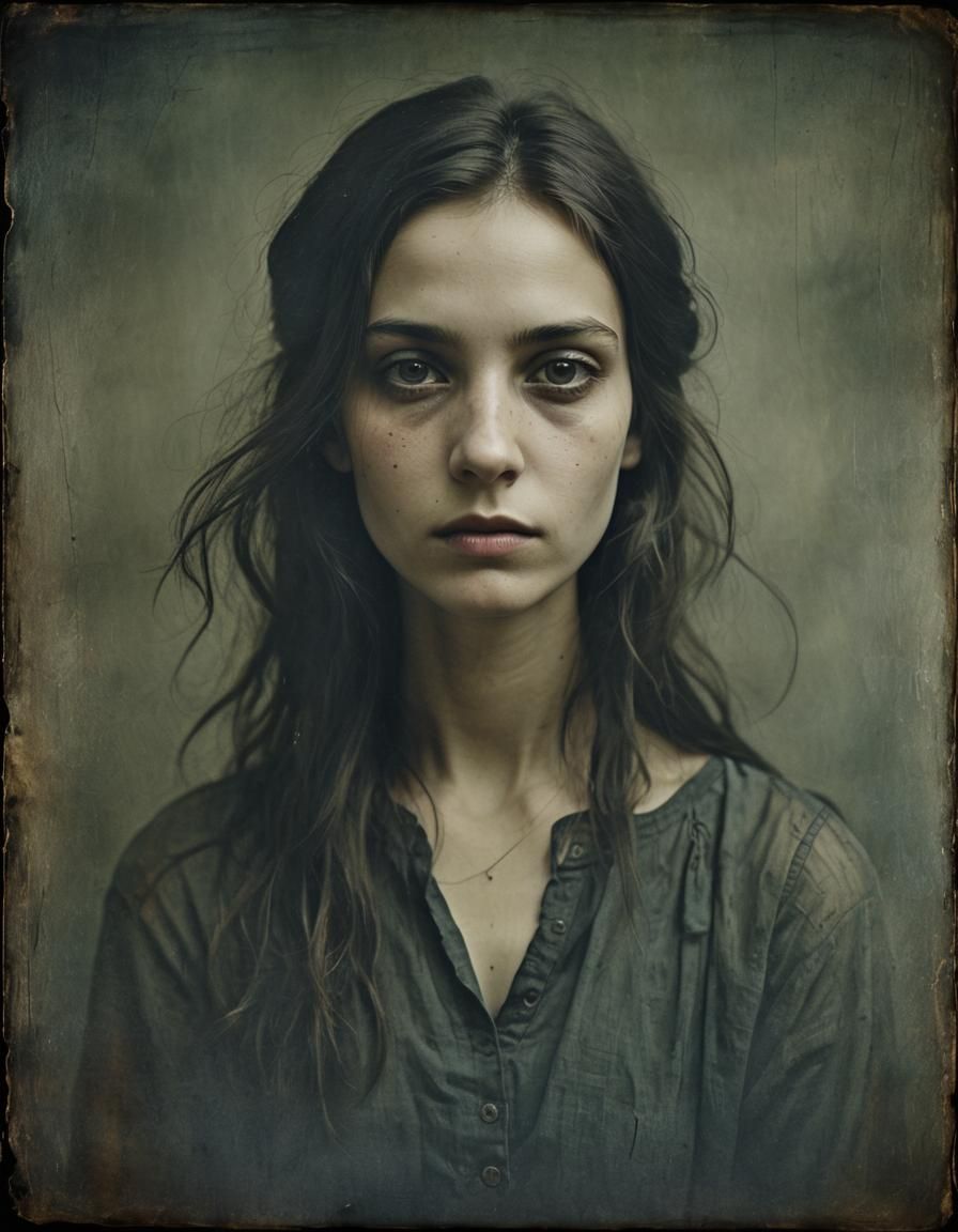 PORTRAIT GRIMDARK DREAMY KATIA CHAUSHEVA