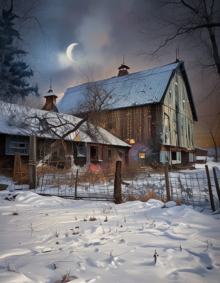 Abandoned farm near Rhinelander Wisconsin