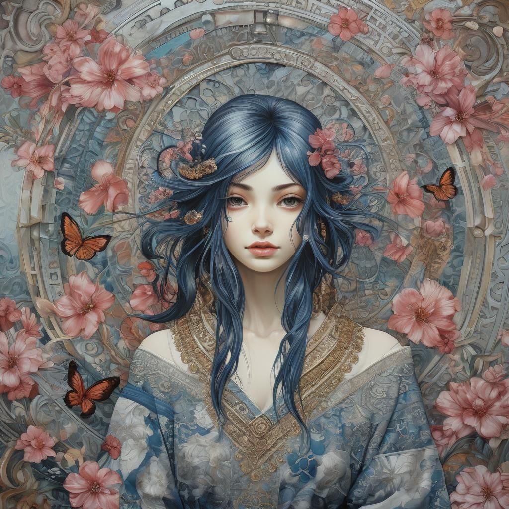 AI Interprets: Painting by Therril