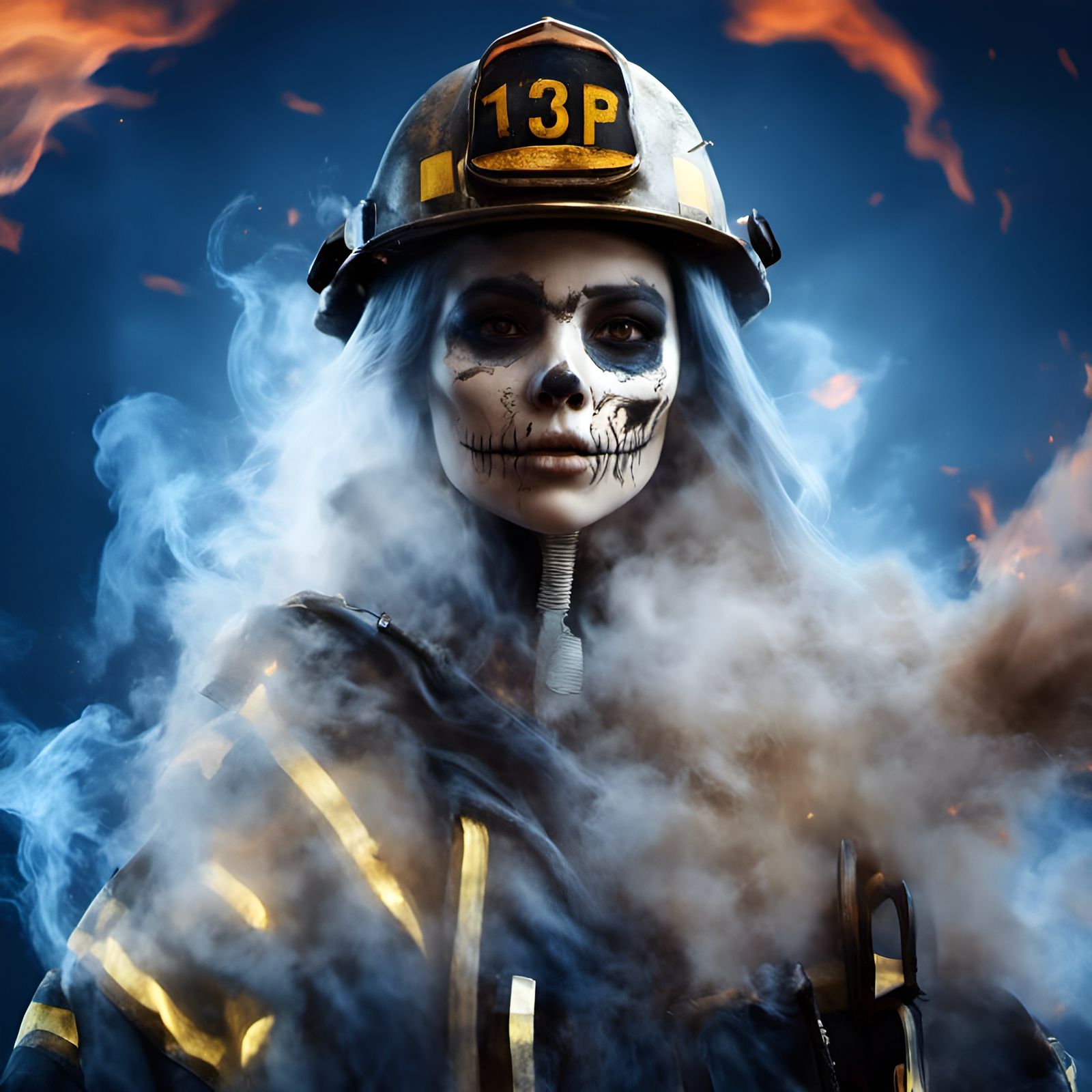 Ethereal Guardian of Firefighters in Unreal Engine 5