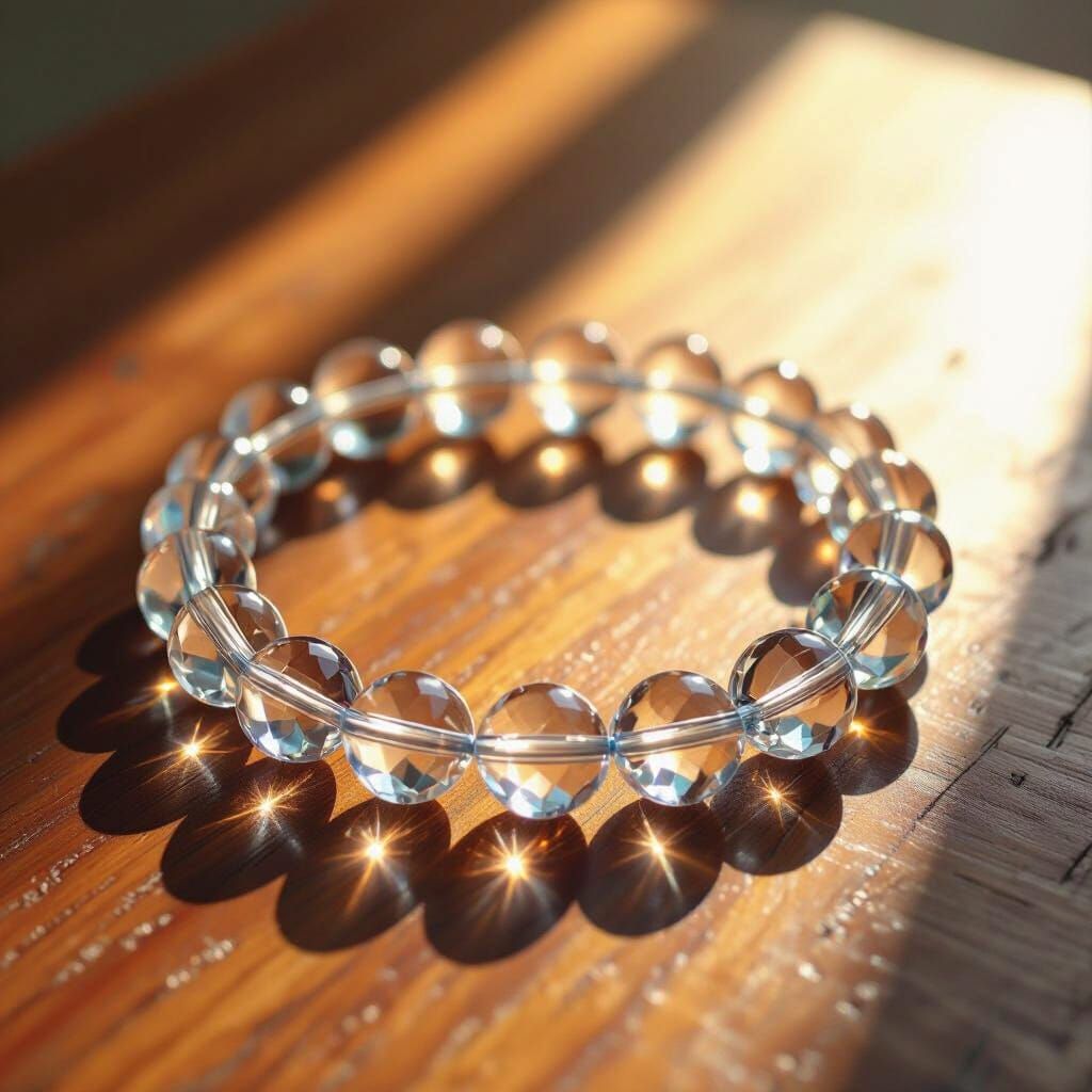 Glass Beads Bracelet Still Life, Contemporary Surrealism