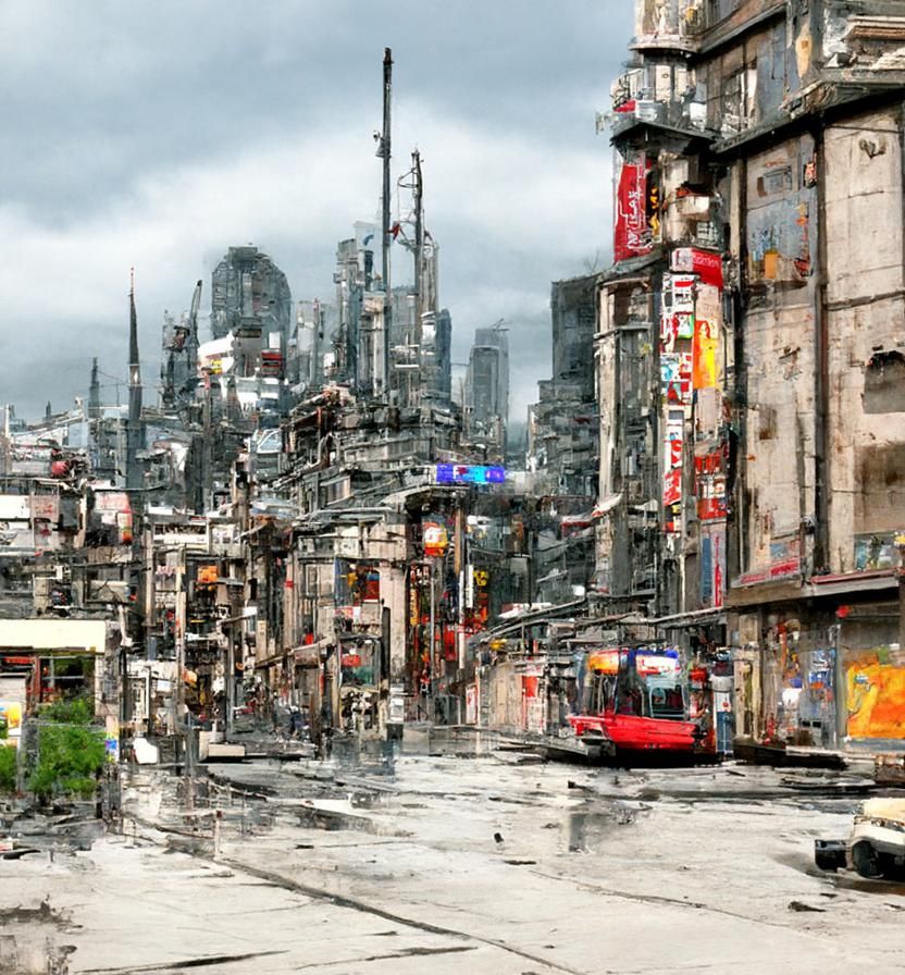 Cyberpunk Victorian City in Hyperreal 8K HDR