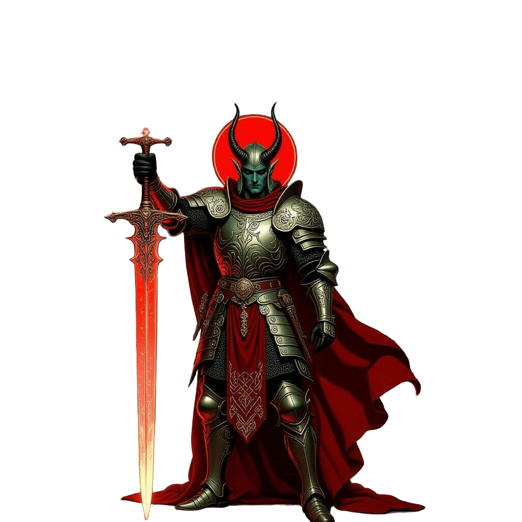 Celtic Demon Guarding Hell's Gates