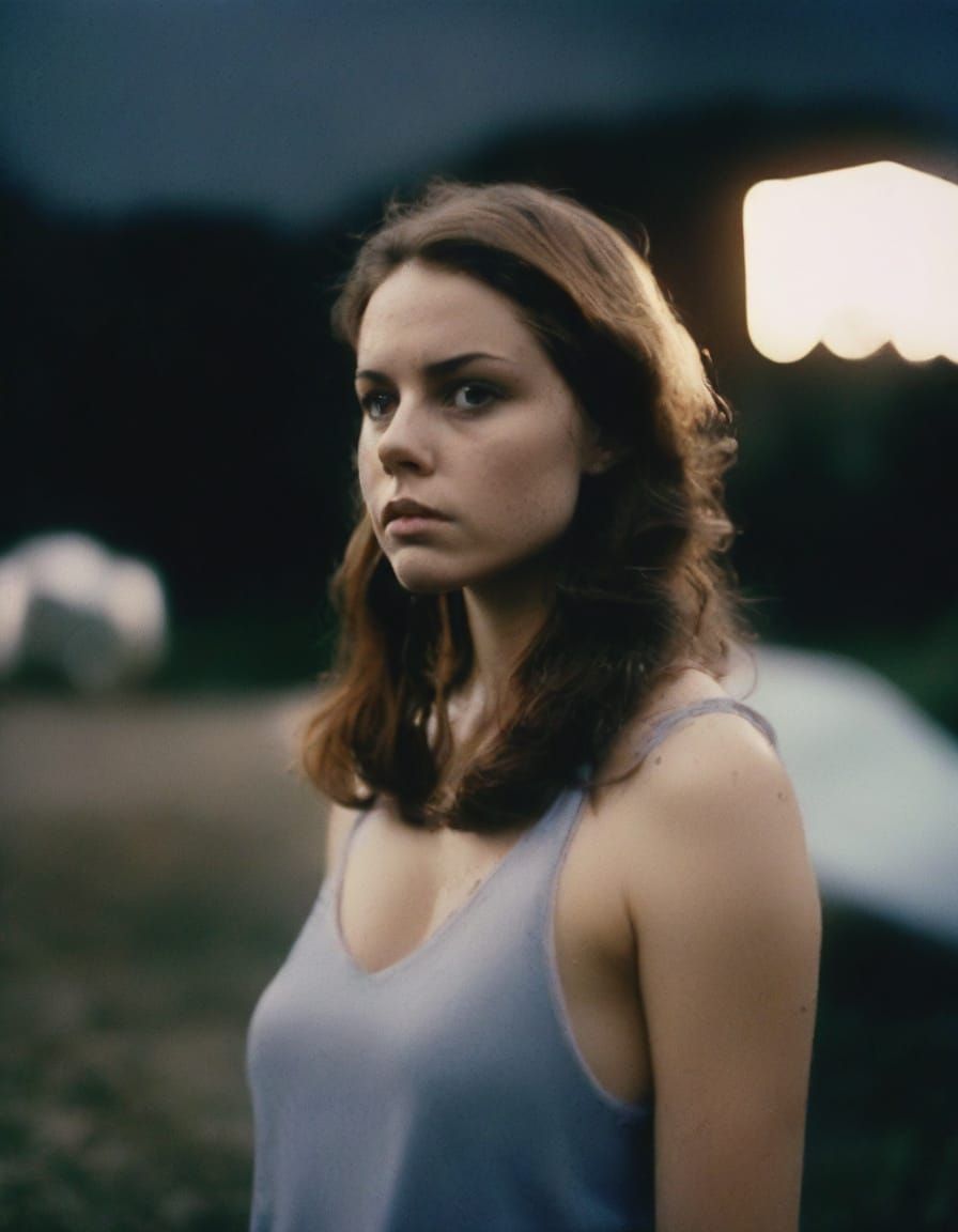 Dramatic Film Still: Sorority President in Melting World