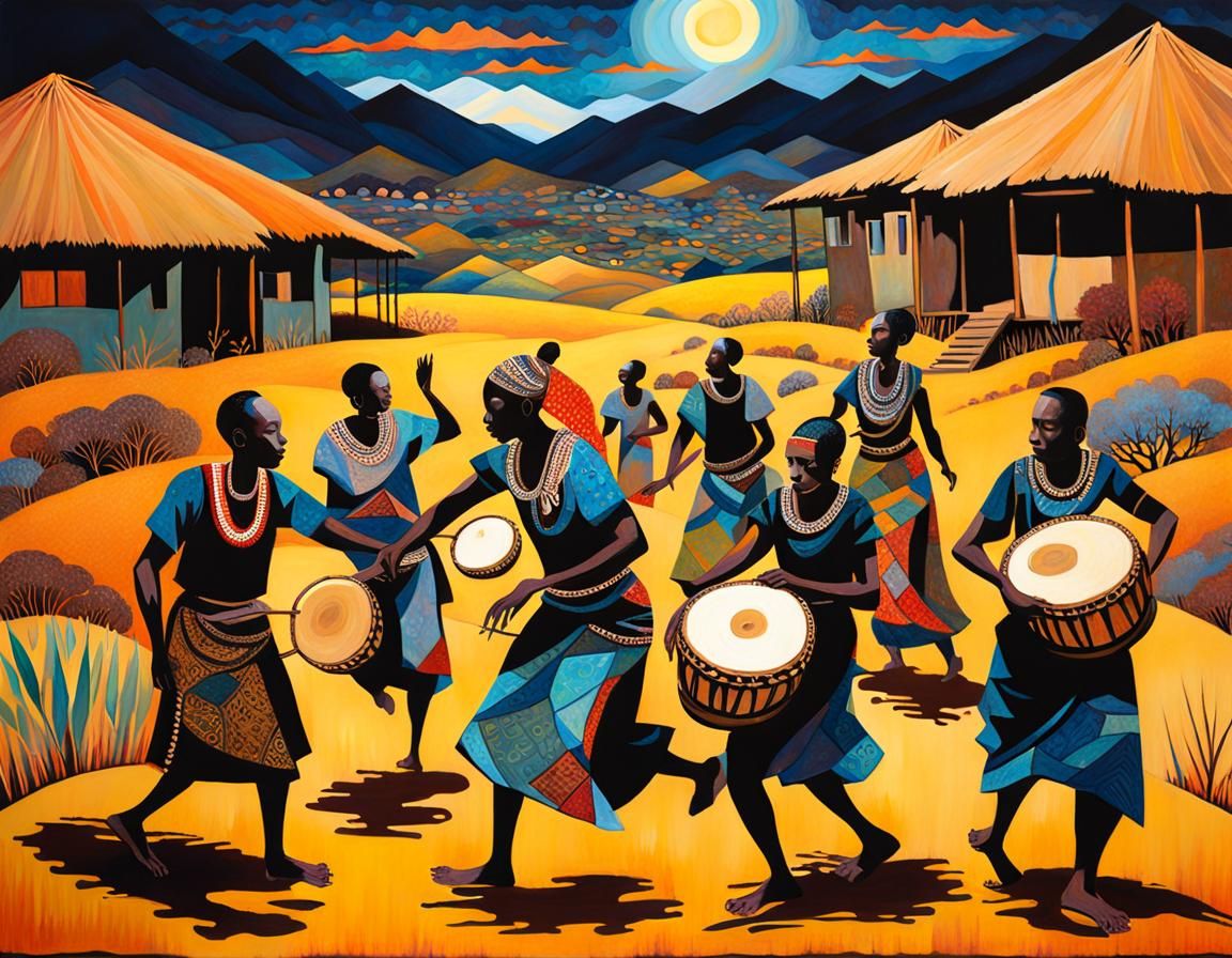 A Burundi Ceremony with Sacred Karyenda Drums