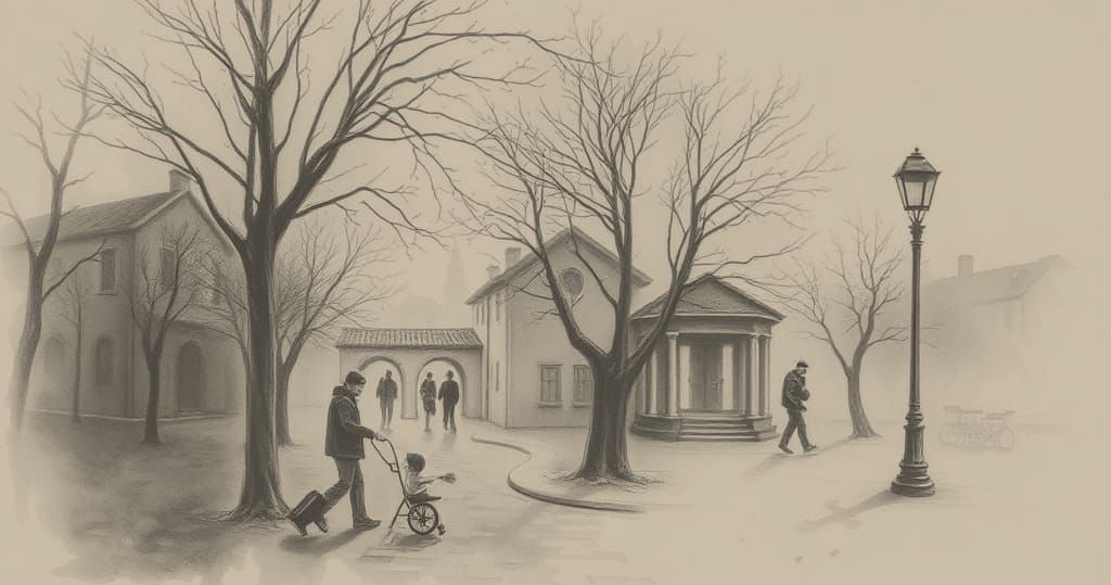 Hyperdetailed Charcoal Drawing with Watercolour Elements