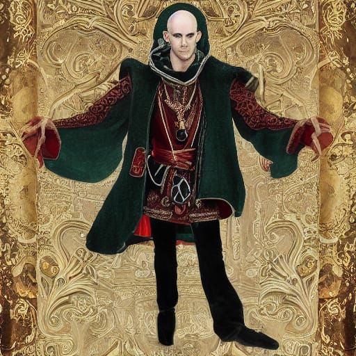 Baroque Vampire and Imp Join Tavern Dance in Rich, Vibrant O...