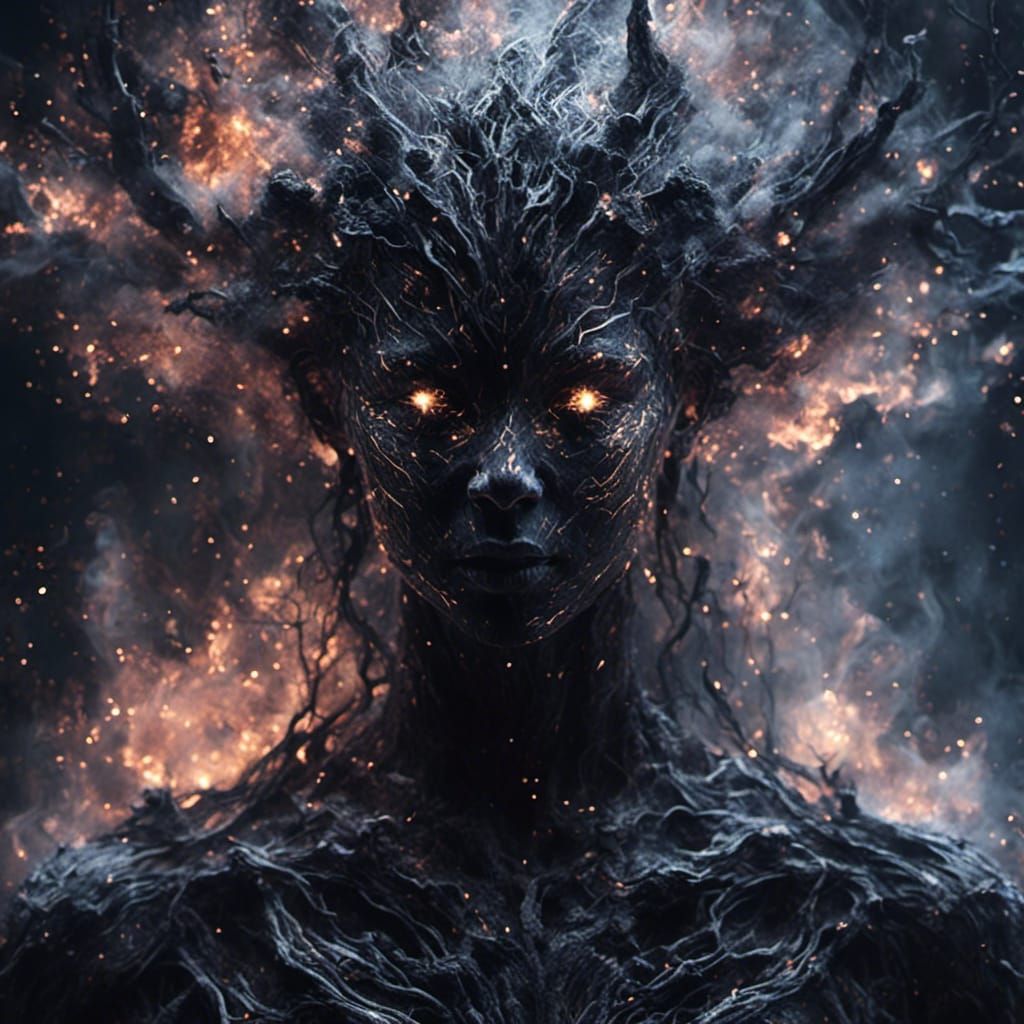 Fiber Optic Light Paint Creature Cosplay Photography