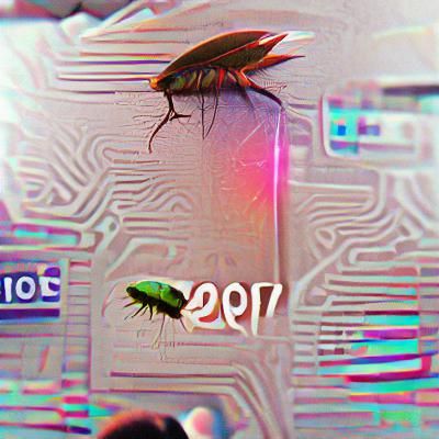 Futuristic Bio-Engineered Insect in Laboratory