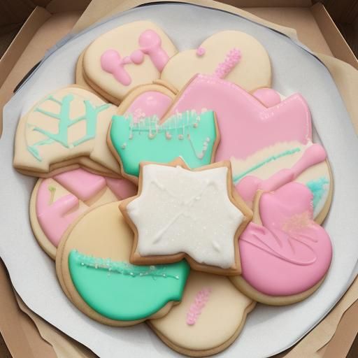 Minimalist Sugar Cookie: Pastel Perfection
