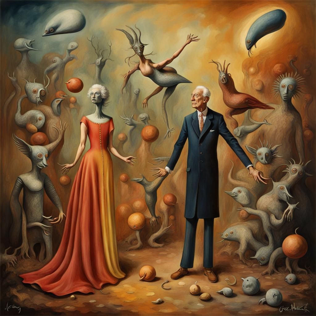 Surreal Dream Movements in Dark Fantasy Style