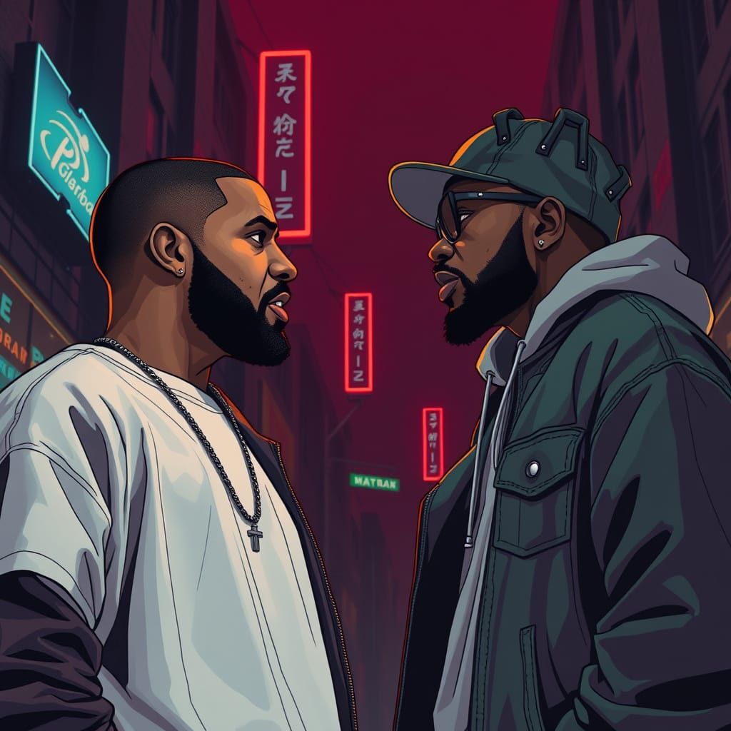 Drake and Kendrick Lamar: Graphic Novel Argument