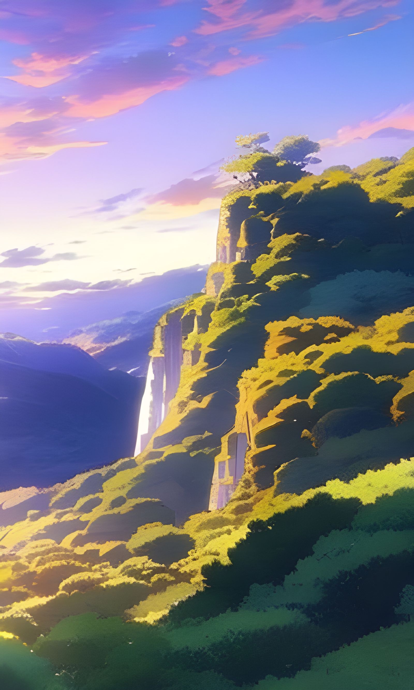 Anime Key Visual by Studio Ghibli and Shinkai