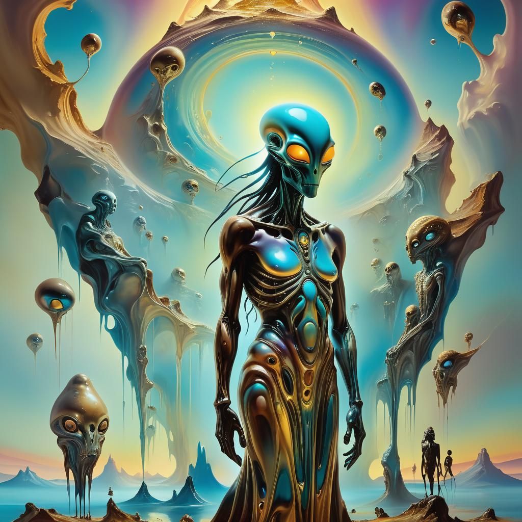 Surreal Dreamscapes of the Juisa Hoo in Vibrant, Hyper-Reali...