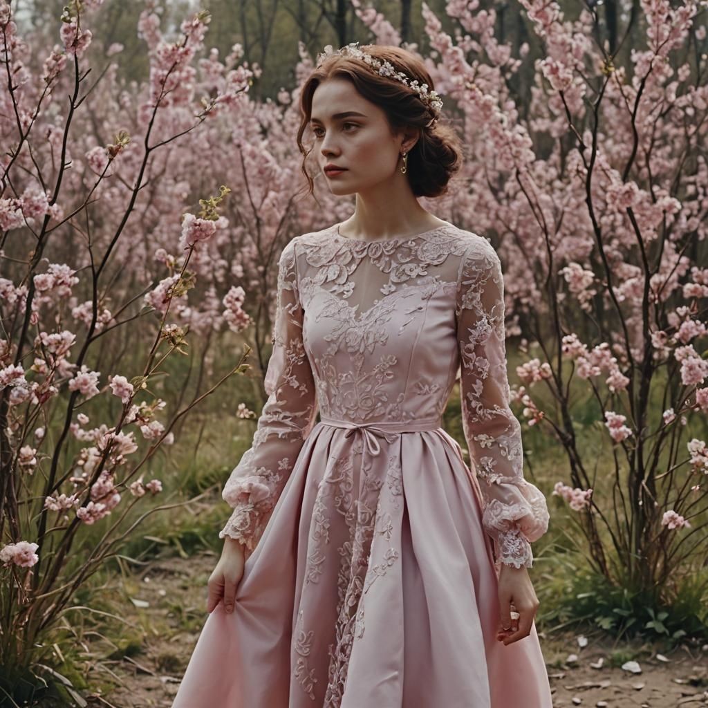 Ethereal Princess in Exotic Castle, Cinematic Film Still