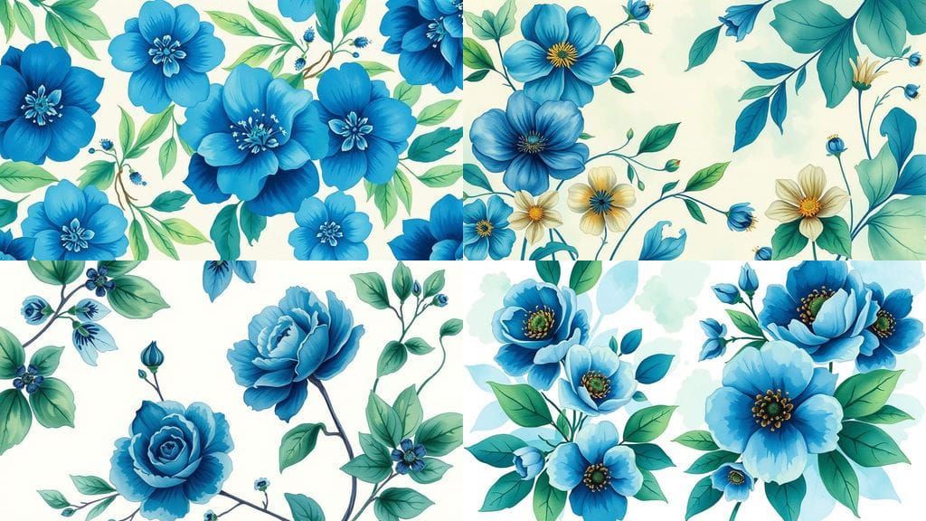 Impressive Floral Masterpiece in Impasto Gouache Style