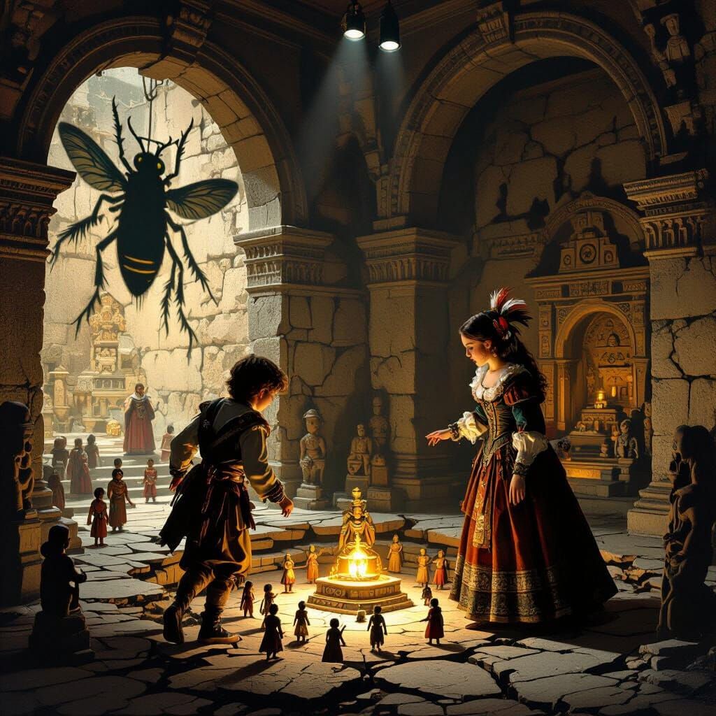 Children Discover Miniature Mayan World in Museum