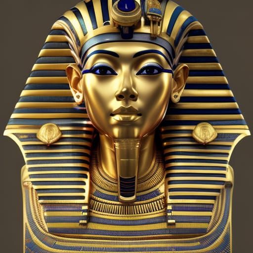 Hyperdetailed Portrait of Tutankhamun in Unreal Engine 5