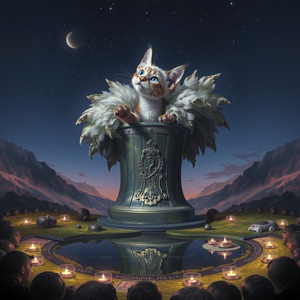 Alice Through the Looking Glass in Hyperrealism