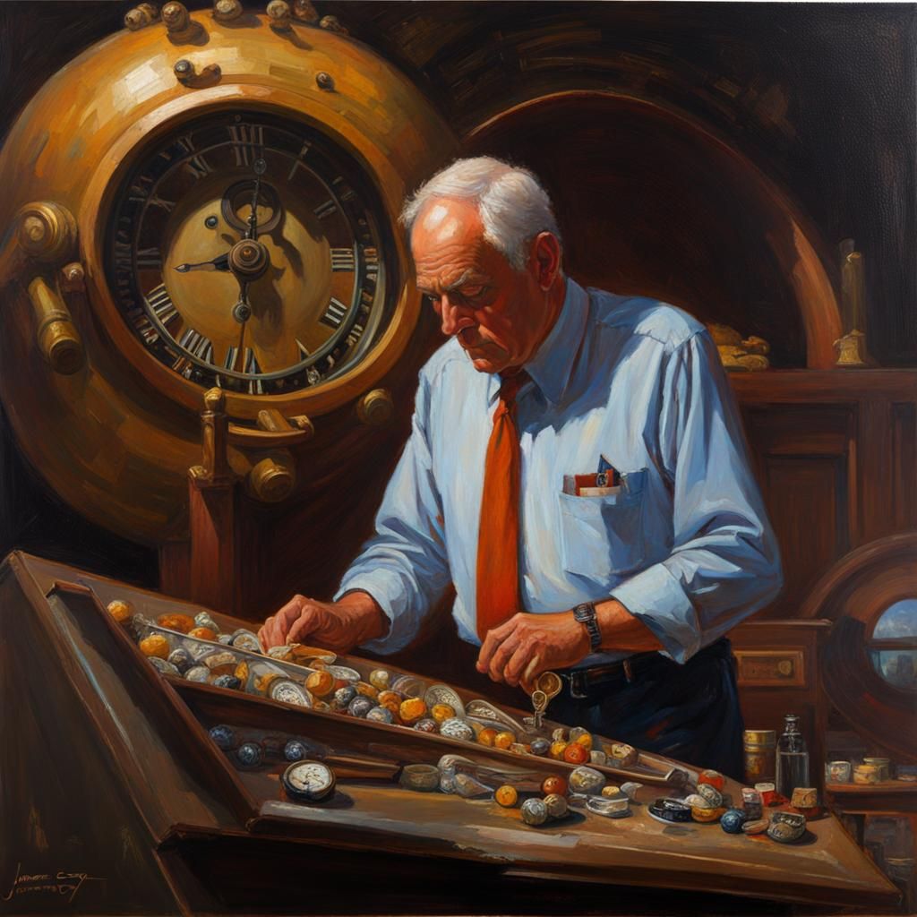 Fanatic Time-slips: An Oil Painting