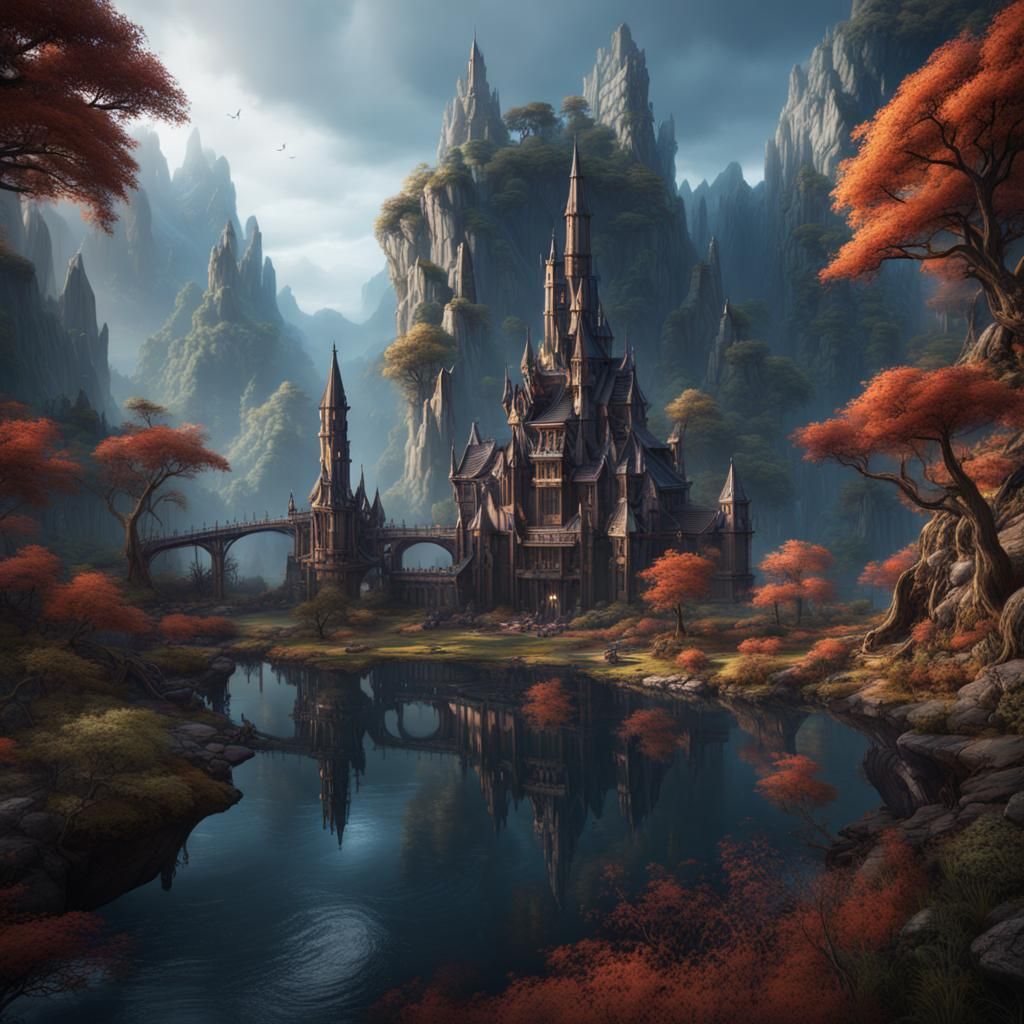 Flying Fire Dragon Cat: Fantasy Concept Art