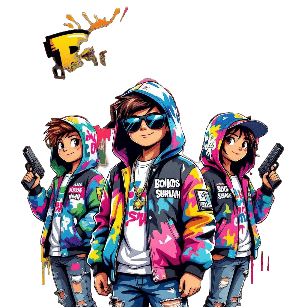 Roblox School Gang in Graffiti Jackets