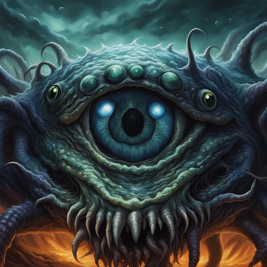 Eldritch Horror: Piercing Gaze of a Sea Monster