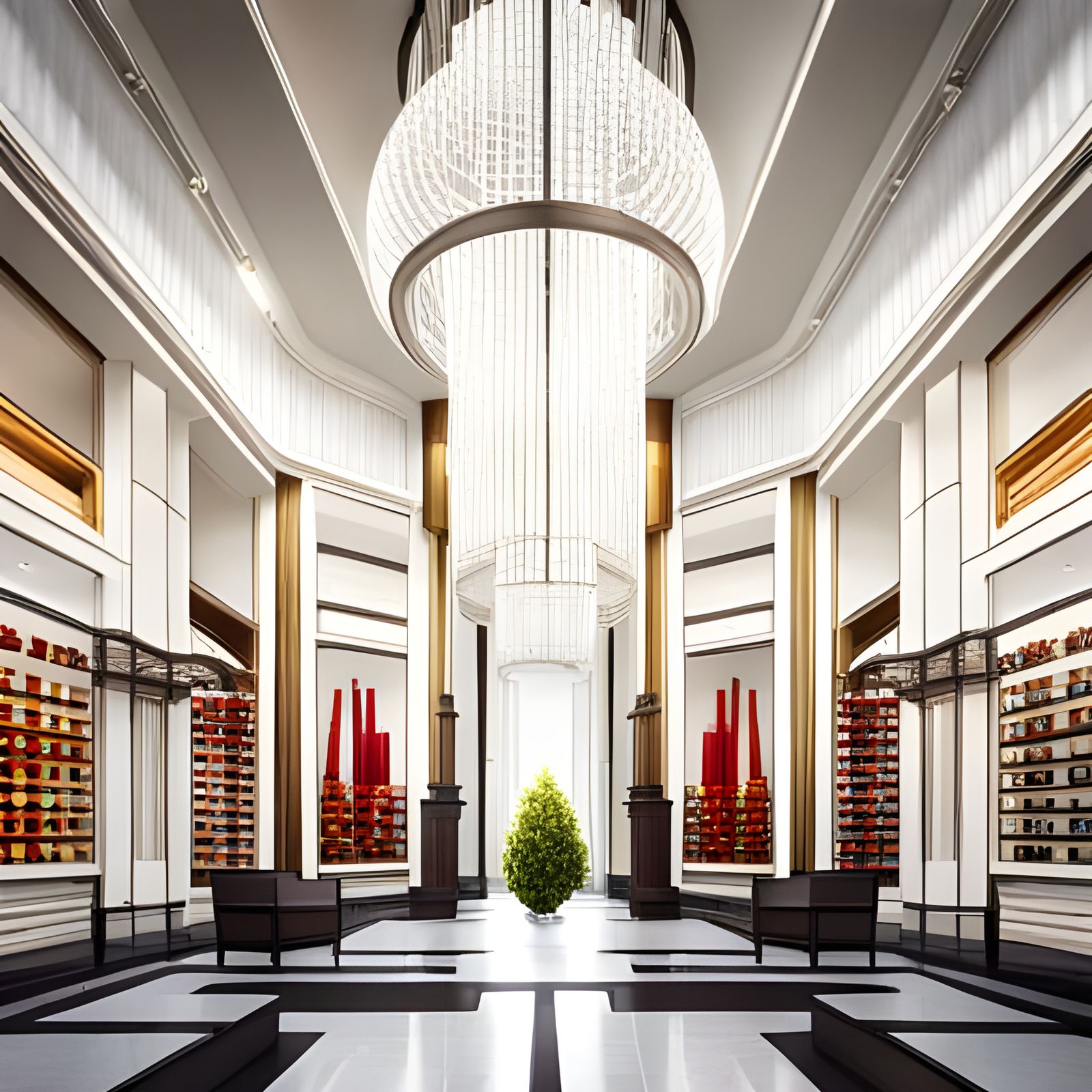 Colorful Crystals Refract Sunlight in Shop