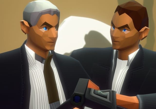 Cartoonish Low-Poly Game Scene in 3D