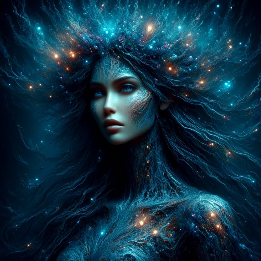 Enchanted Forest Witch in Digital Fantasy Art