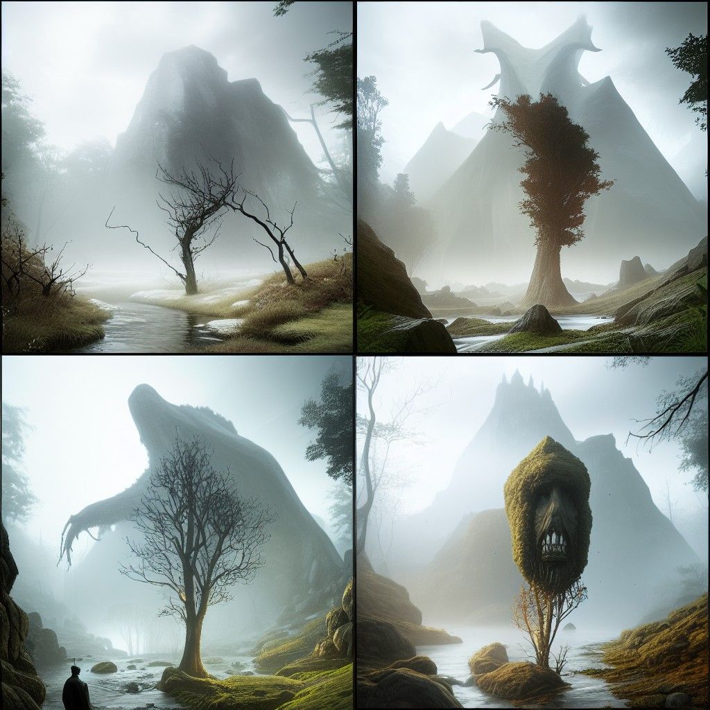 Lovecraftian Hollow Radiating Threat in 8K