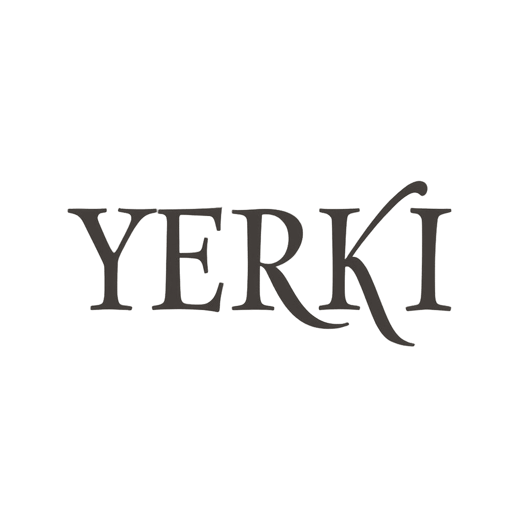 YERKI Logo Design in Lettering Italic Style