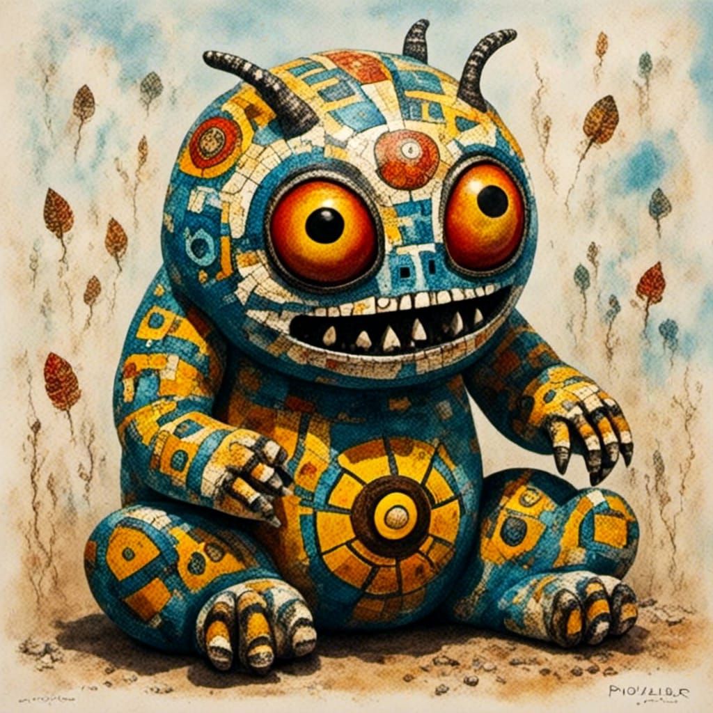 Abstract Figures in a Demonic Landscape