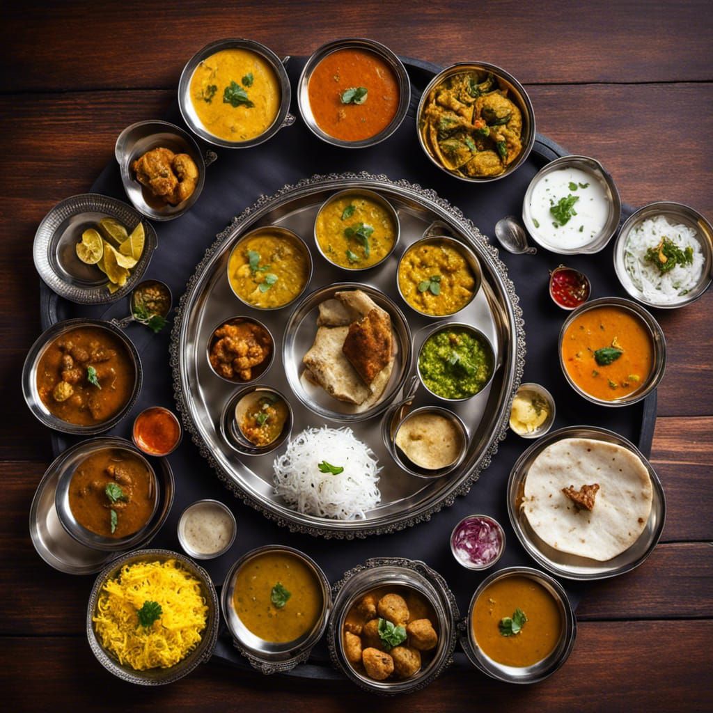 Traditional Indian Thali