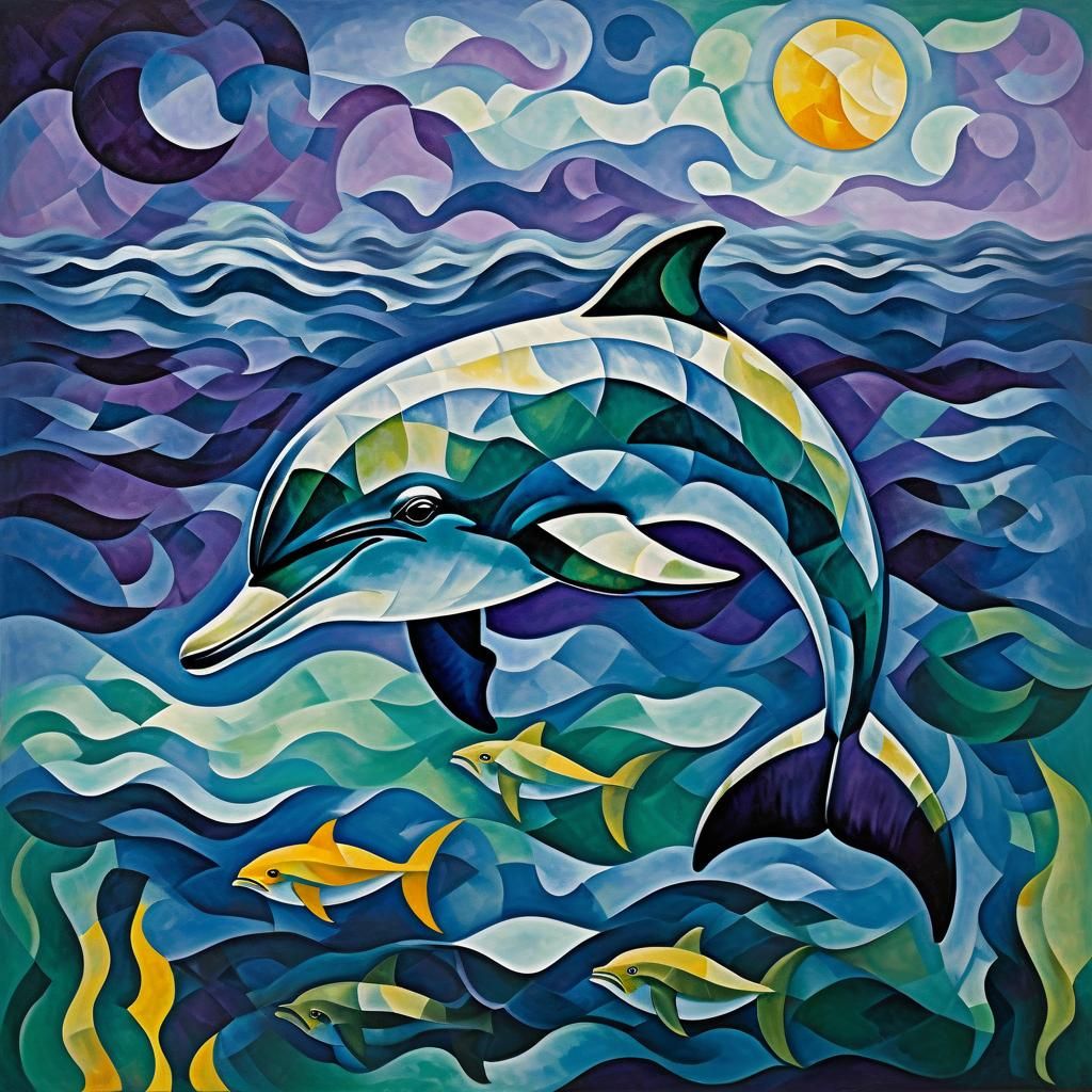 Cubism Dolphin