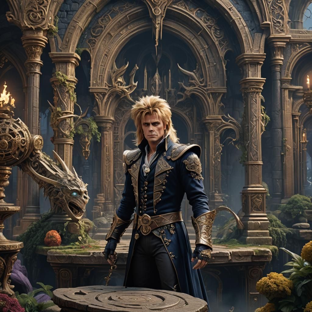 Jareth from Labyrinth: Detailed Fantasy Concept Art