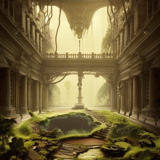 Chaos in a Jar: Digital Matte Painting